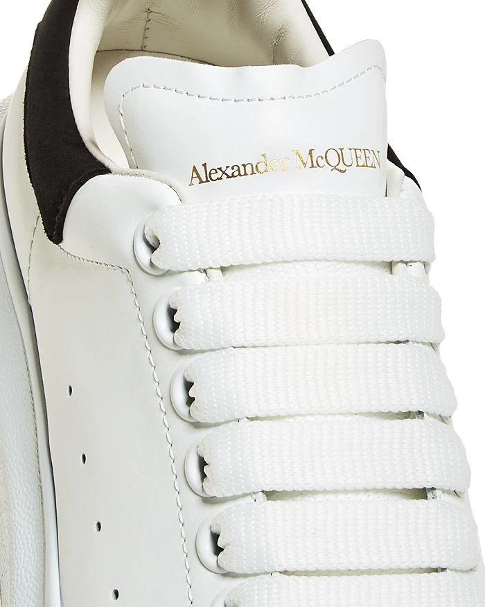 Alexander McQueen Women's Oversized Suede Heel Detail Sneakers 6