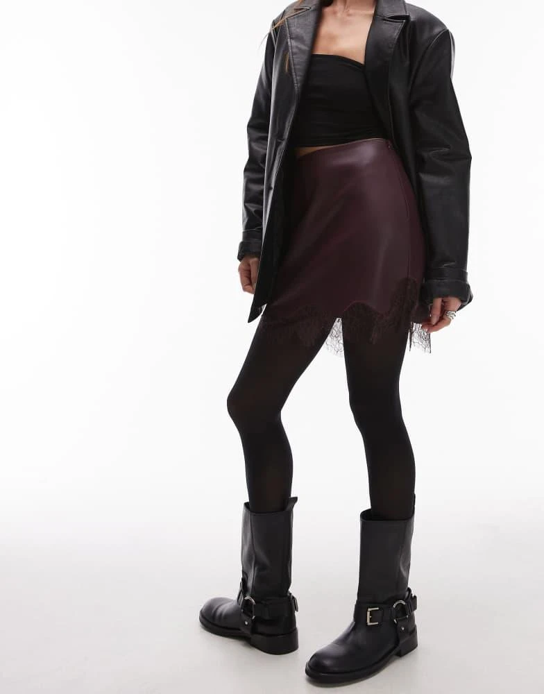 Topshop Topshop 2 pack 50 denier tights in black 1