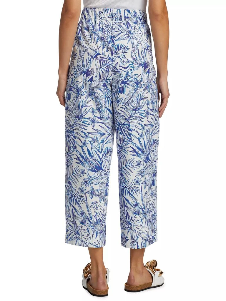 Rosetta Getty Toile Bird-Print Pants 5