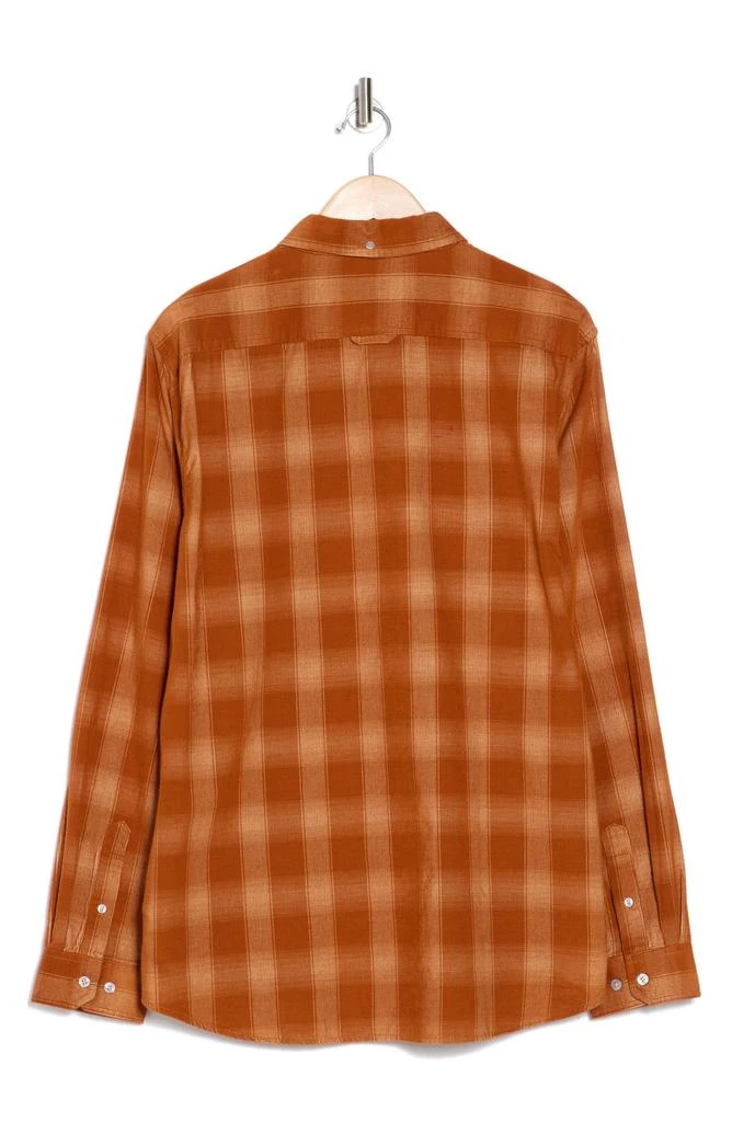 Ben Sherman Ombré Check Corduroy Flannel Button-Up Shirt 4