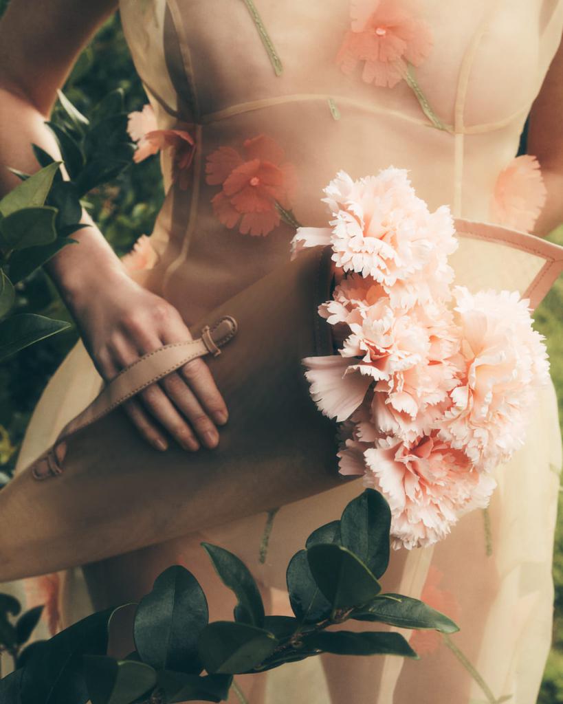 Sheer Stuffed Carnation Pocket Tote Bag – On Sale Now with Sheer Stuffed Carnation Pocket Tote Bag – On Sale Now with