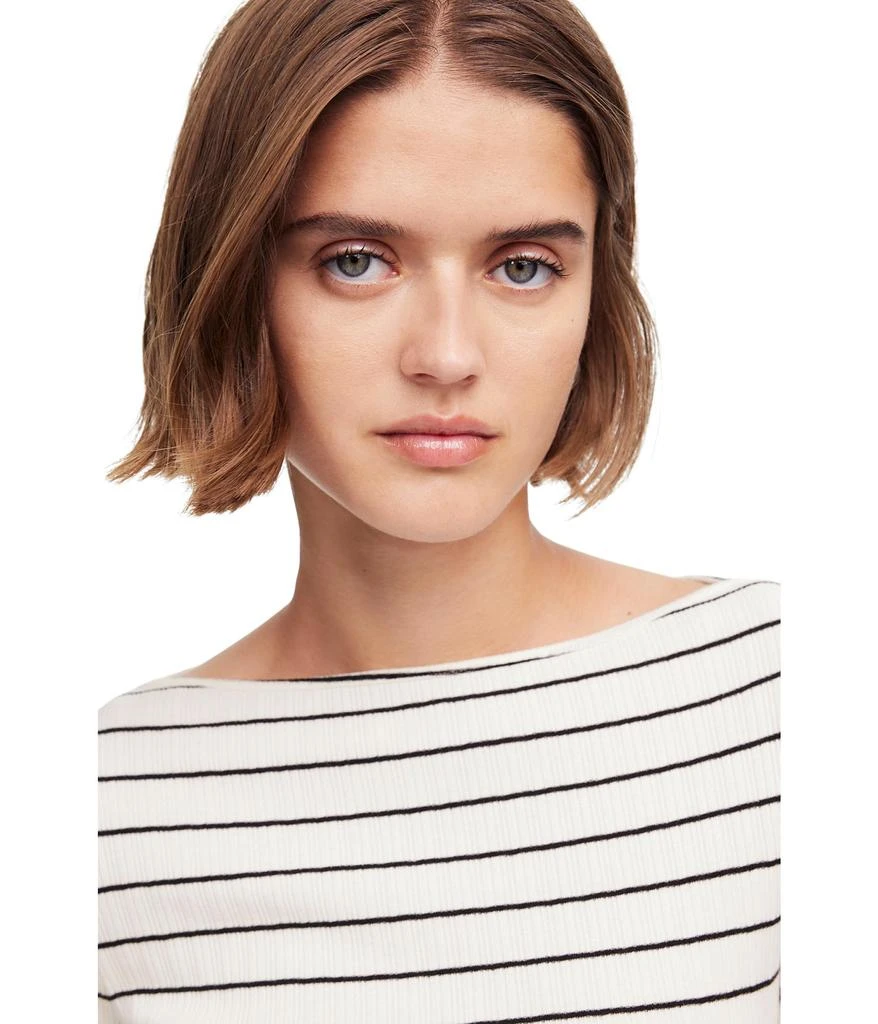Madewell Boatneck Cotton Rib Long Sleeve 4