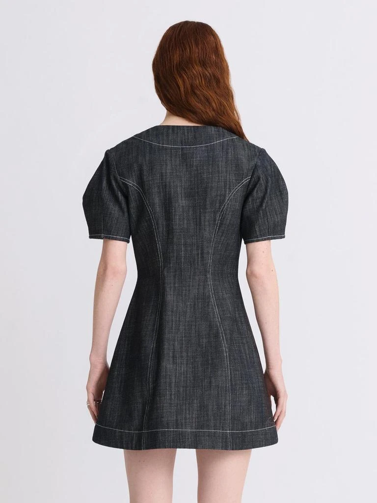 Matthew Bruch Matthew Bruch - Women
s Apron Puff Sleeve Mini Dress 2