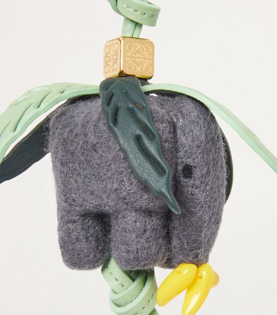 Loewe Felt Elephant Charm 2