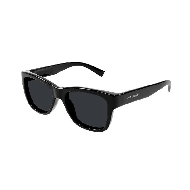 Yves Saint Laurent Saint Laurent Sunglasses Square Full Rim, Black Frame and Black Lens SL674001 1
