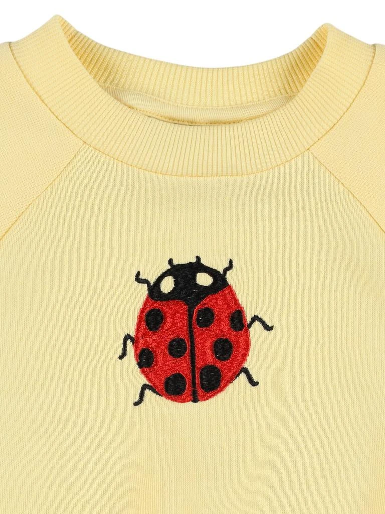 Mini Rodini Embroidered Cotton Sweatshirt 1