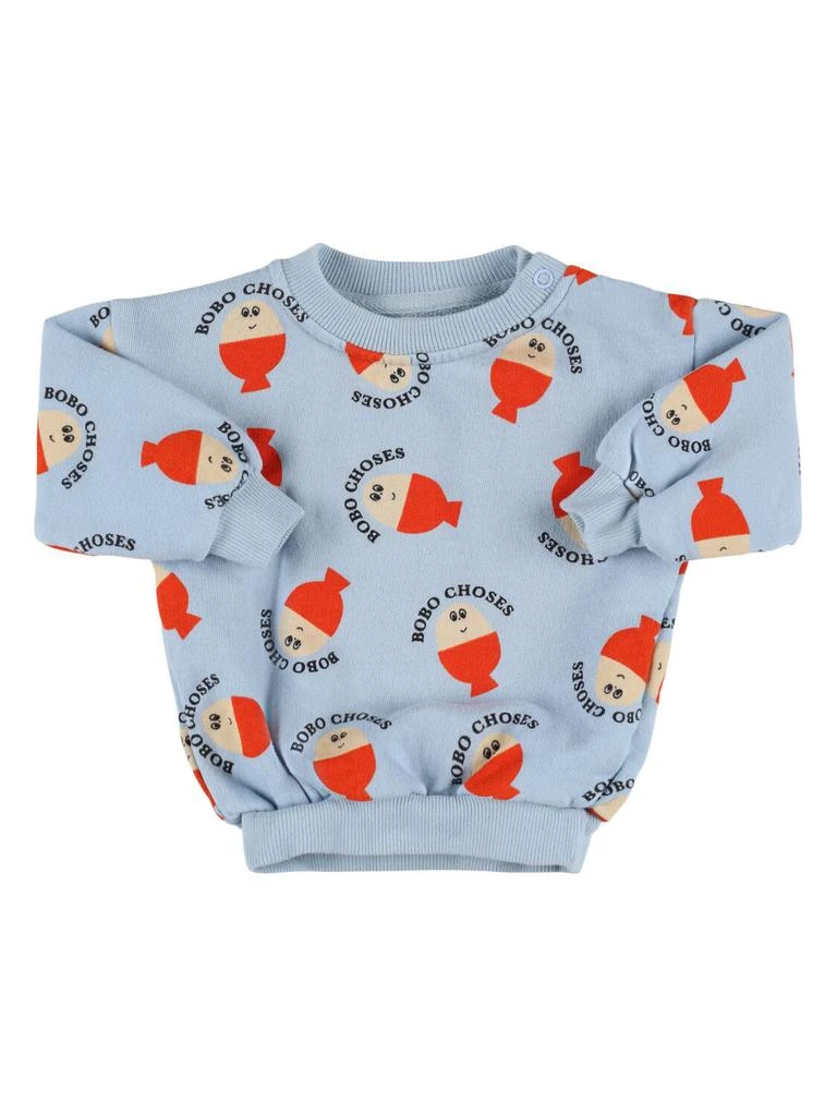 BOBO CHOSES Printed Cotton Sweatshirt 1