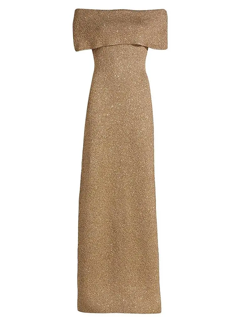 off shoulder dress saks fifth Oscar de la Renta Orchid Drape Off-the-Shoulder Cocktail Dress