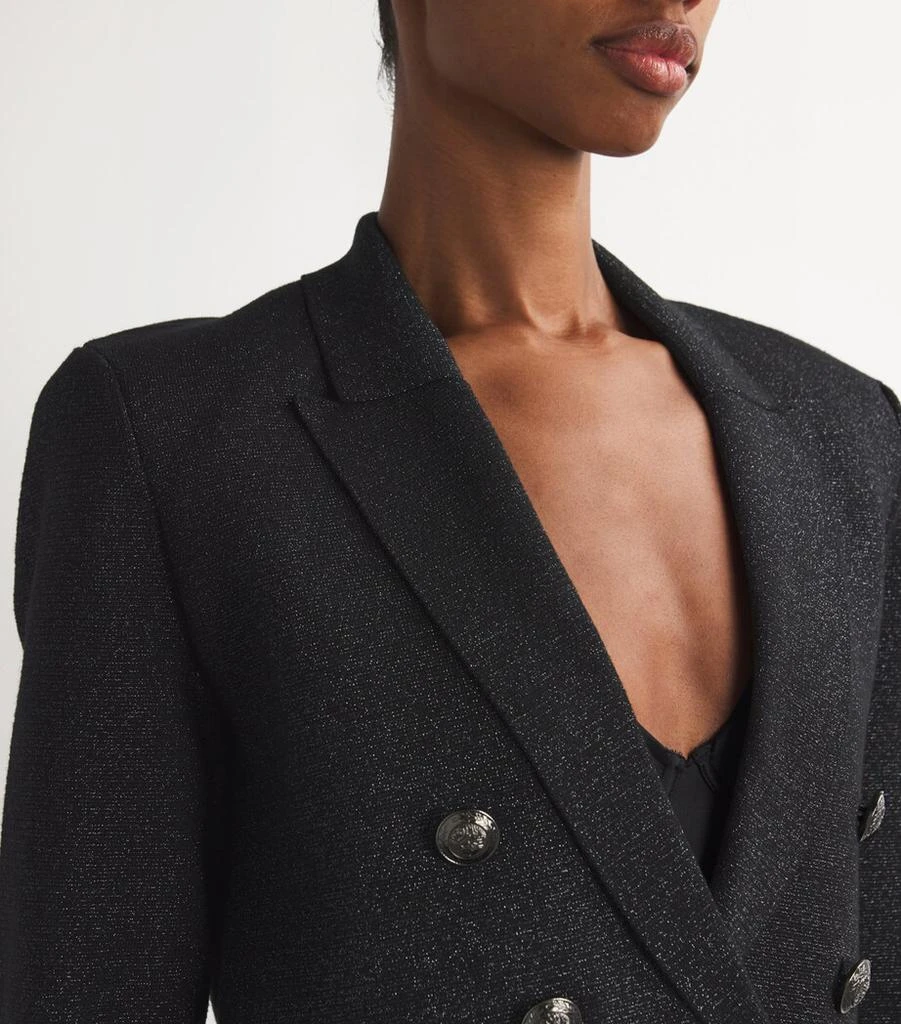 L'Agence Metallic Knit Kenzie Blazer 6