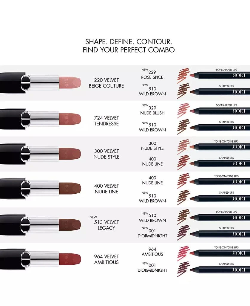 DIOR Rouge Contour Lip Liner Pencil 4