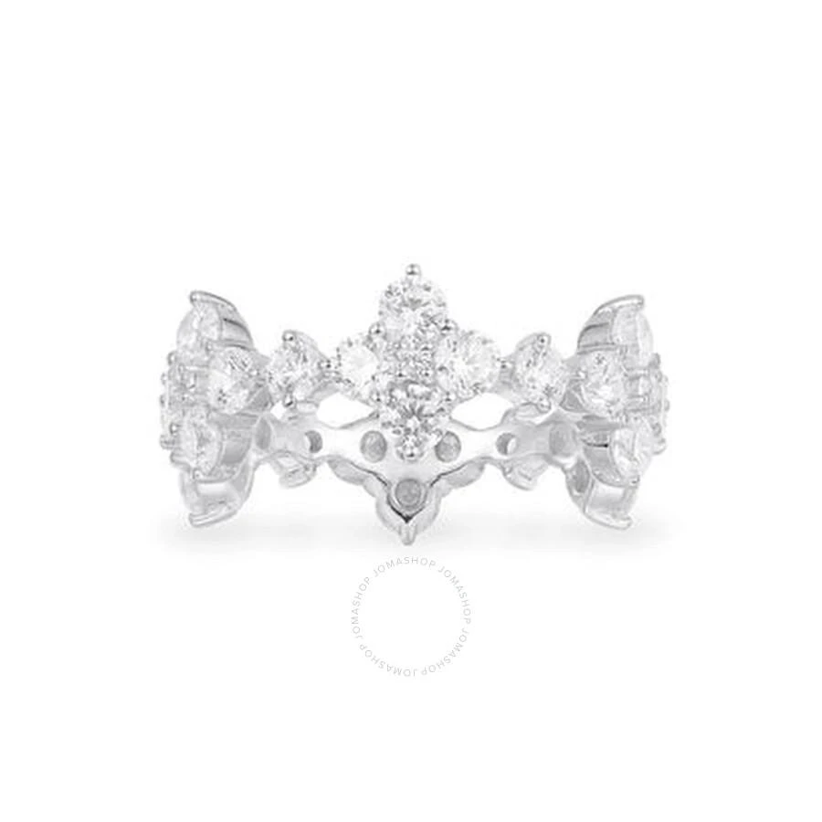 apm Monaco Sterling Silver Sparkle Ring 1