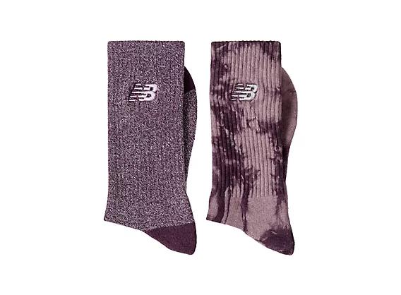 New Balance Lifestyle Tie Dye Midcalf Socks 2 Pack