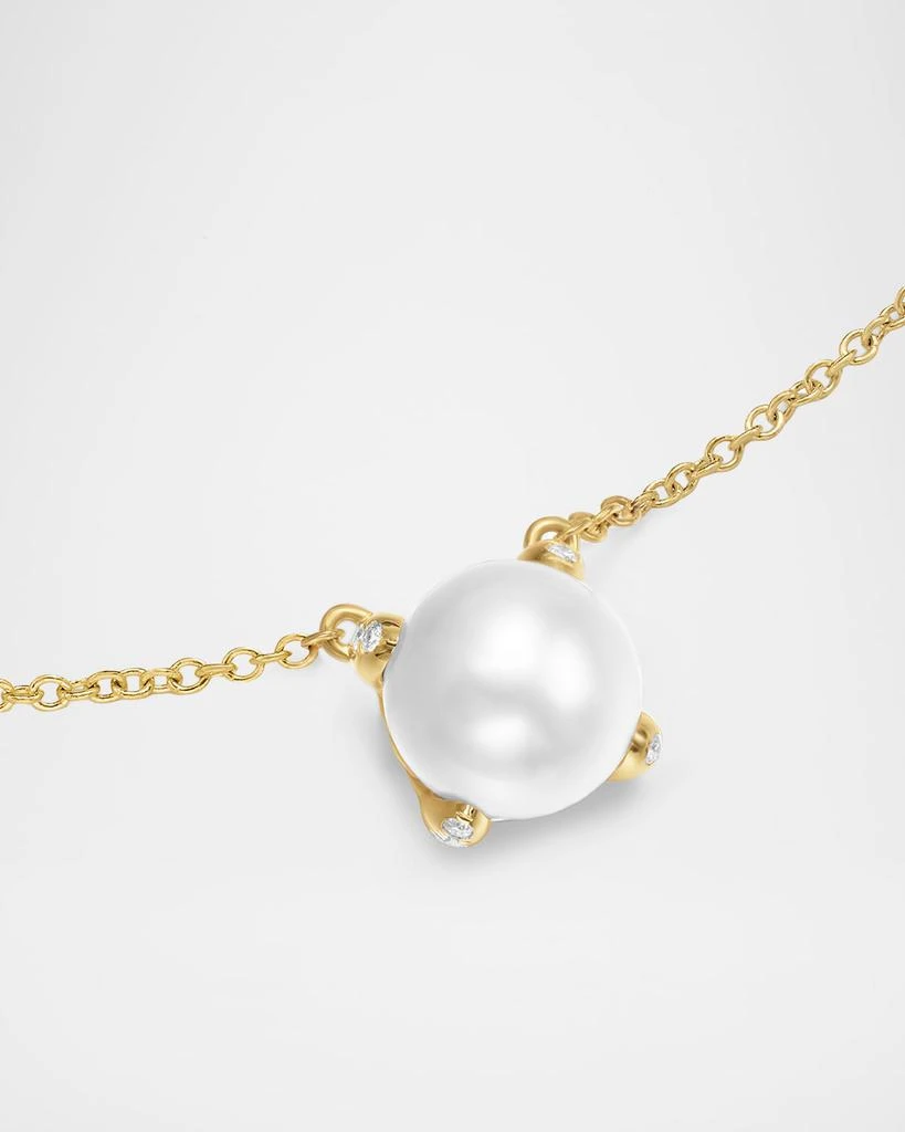 David Yurman Pearl Classics Necklace with Diamonds in 18K Gold, 6.5mm 4