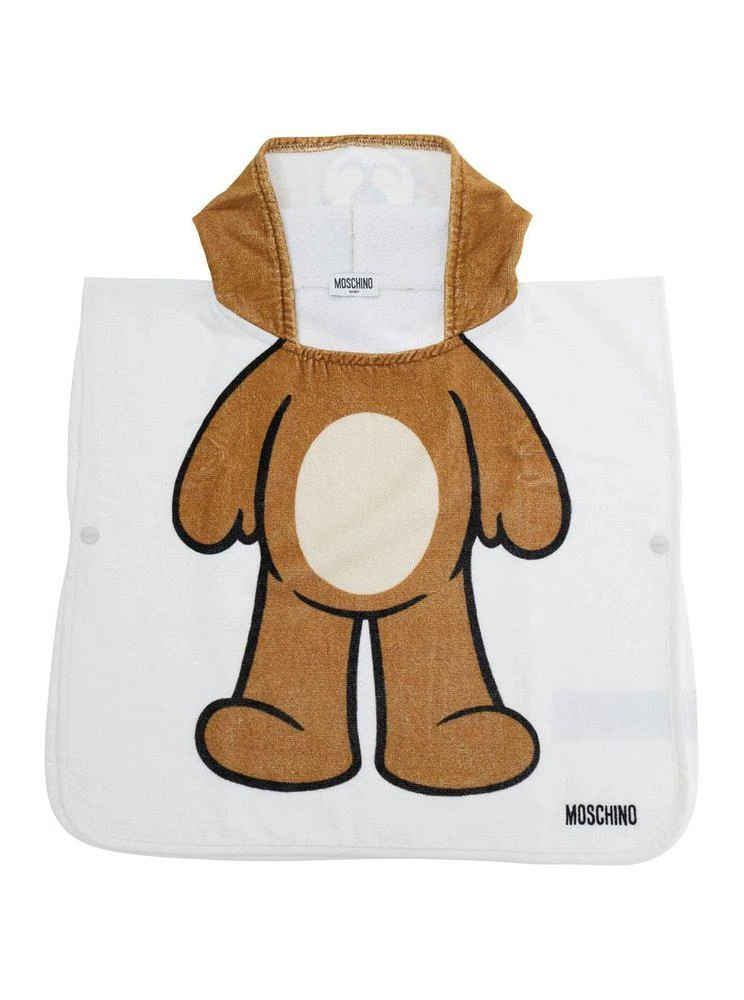 Moschino Moschino Kids Teddy Bear Hooded Sleeveless Cover-Up