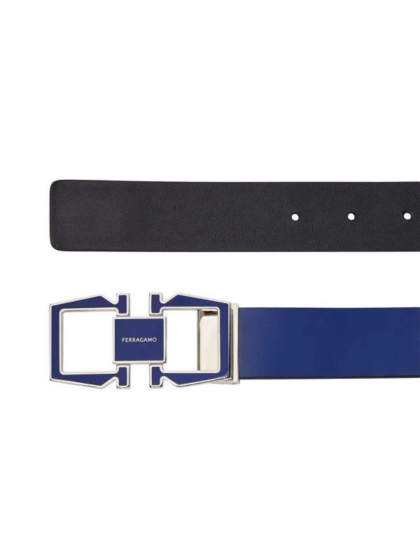 Salvatore Ferragamo Adjustable Cut-to-Size Leather Belt 4