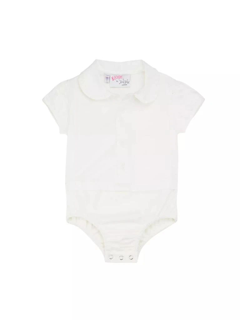 Rachel Riley Eloise Baby Girl's Eloise Shirt & Velvet Romper Set 2