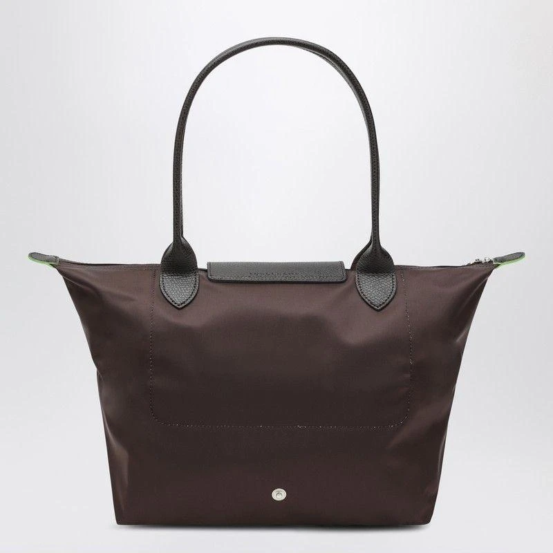 Longchamp MOCHA COLOURED LE PLIAGE GREEN M BAG 2