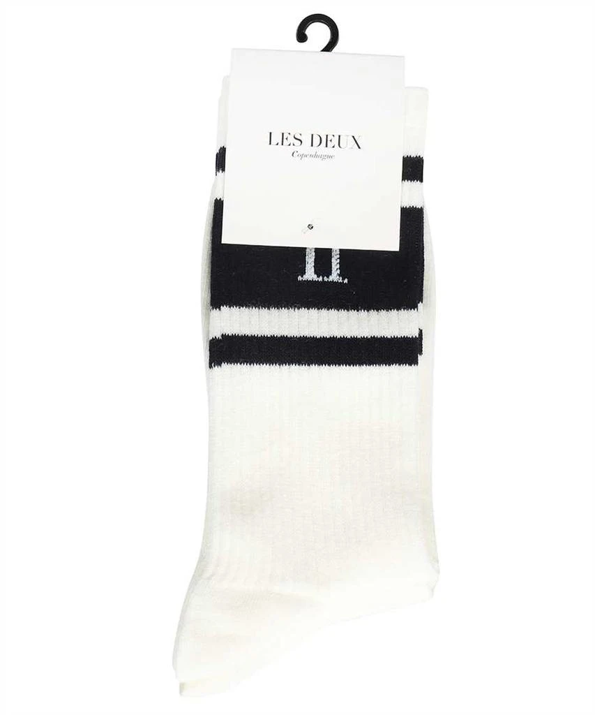 LES DEUX LOGO COTTON BLEND SOCKS 1