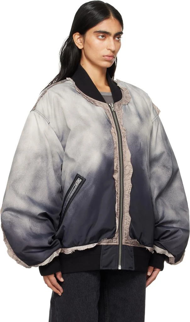 Acne Studios Black Printed Bomber Jacket 2