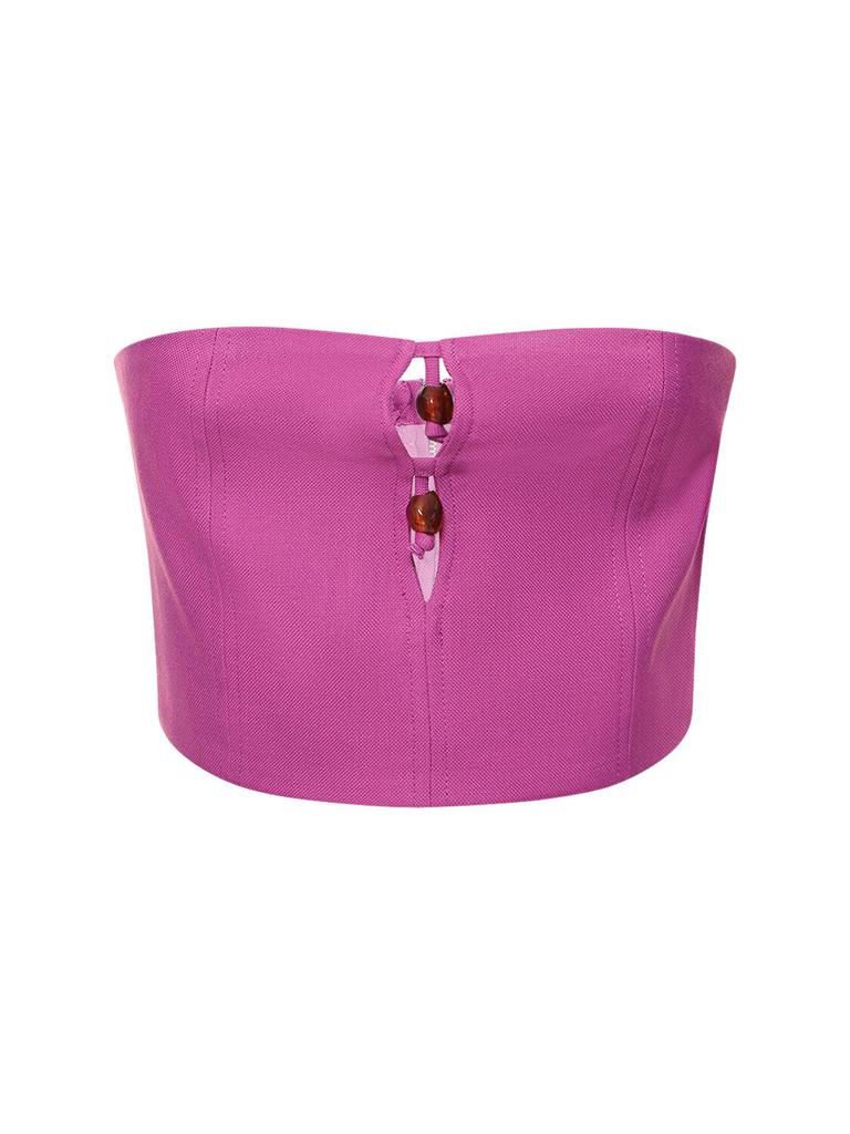 GANNI Summer Tech Blend Tube Top