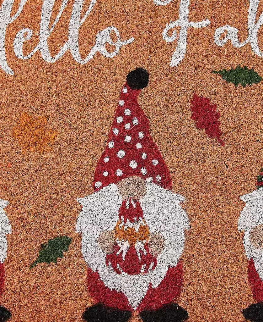 VCNY Home Hello Fall Gnome Coir Outdoor Doormat 3