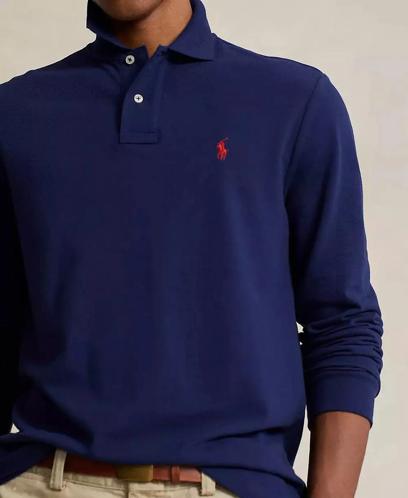 Ralph Lauren Men's Classic Fit Long Sleeve Mesh Polo 6