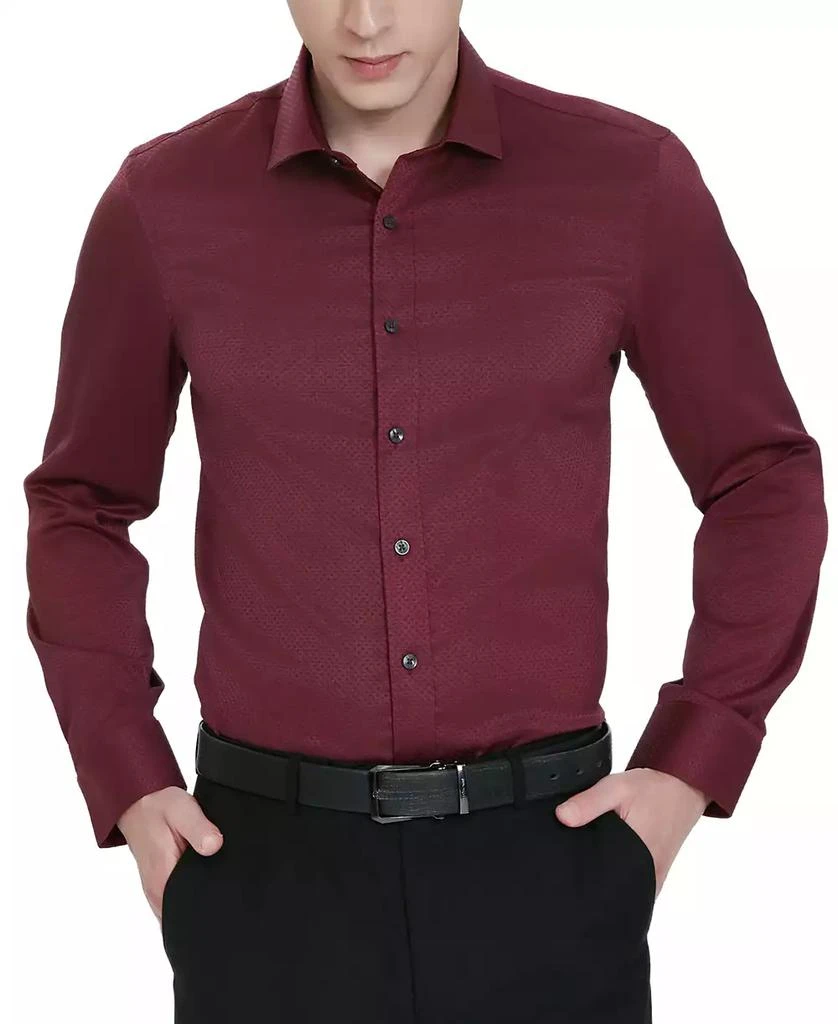 Tallia Men's Slim-Fit Dobby Dress Shirt 6