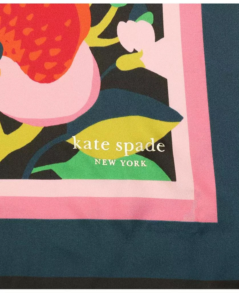 Kate Spade Women's Garden Snake Silk Square Scarf 6