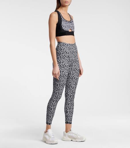 Adam Selman French Cut leopard-print leggings