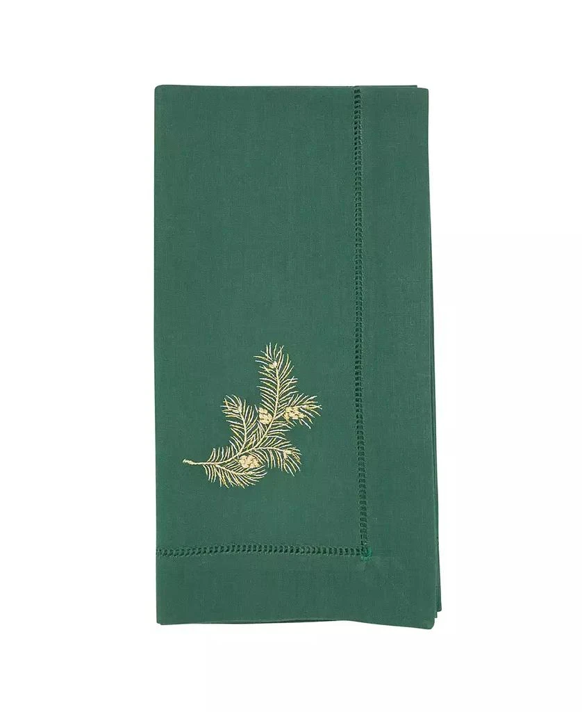 Saro Lifestyle Embr
D Pine Needle Hemstitch Napkin, Set of 6 4