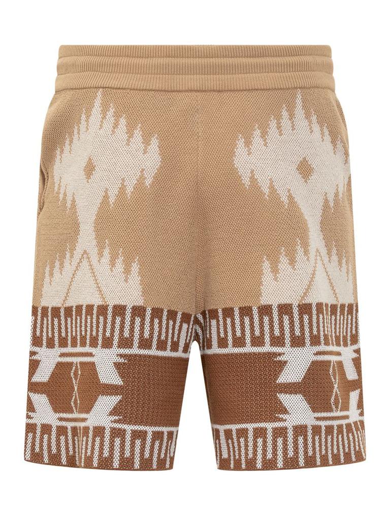 Alanui Alanui Bermuda Shorts With Icon Piquet Pattern