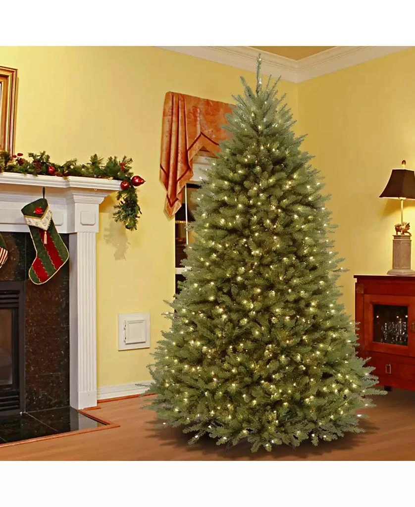 National Tree Company National Tree 9' Dunhill Fir Hinged Tree with 900 Dual Color(R) LED Lights + PowerConnect System-9 Functions 5