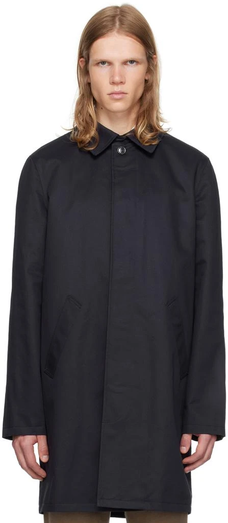 A.P.C. Navy Urban Mac Coat 1