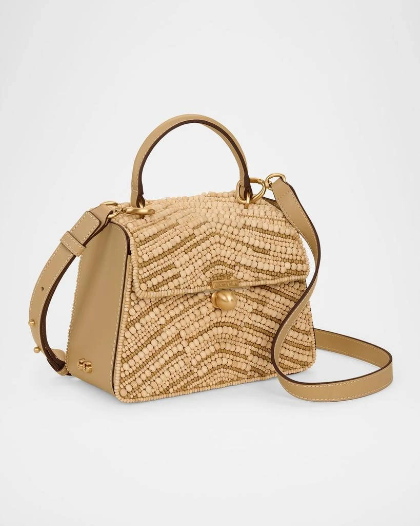 Cult Gaia Sybil Beaded Leather Crossbody Bag 2