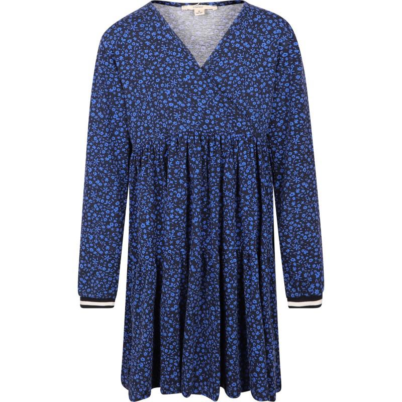 Esprit Liberty flowers all over cotton dress in blue