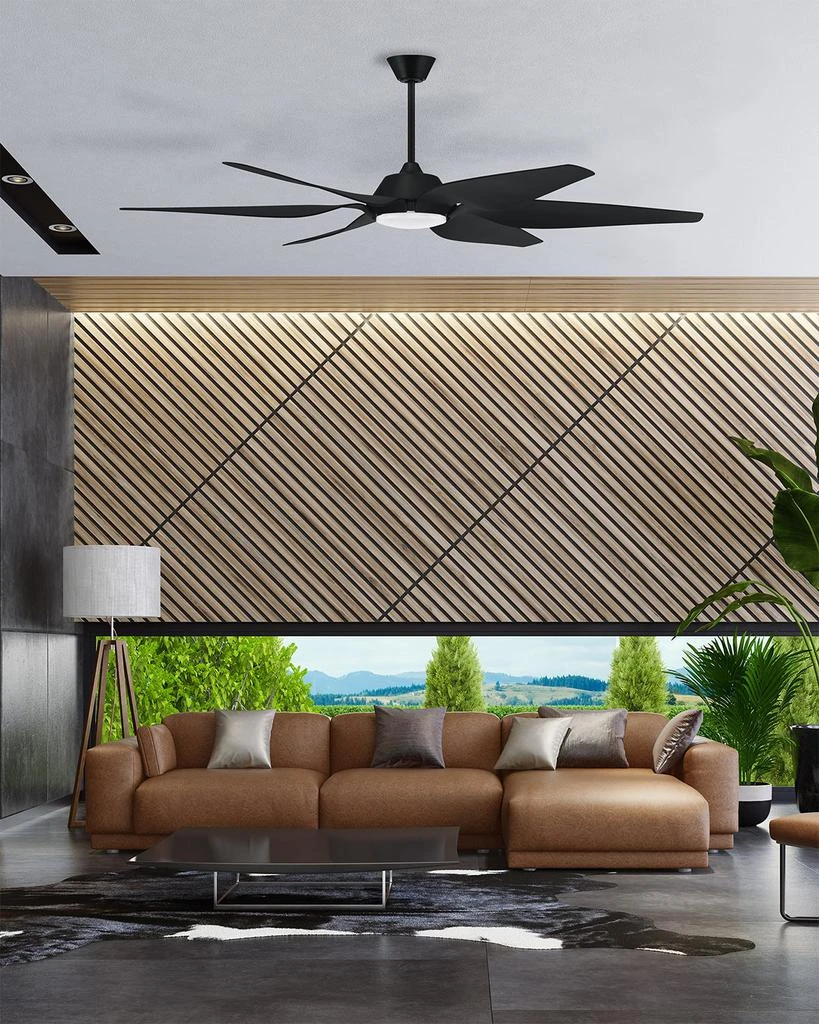 Ellington Zoom 66" Indoor/Outdoor Ceiling Fan with Light Kit 3