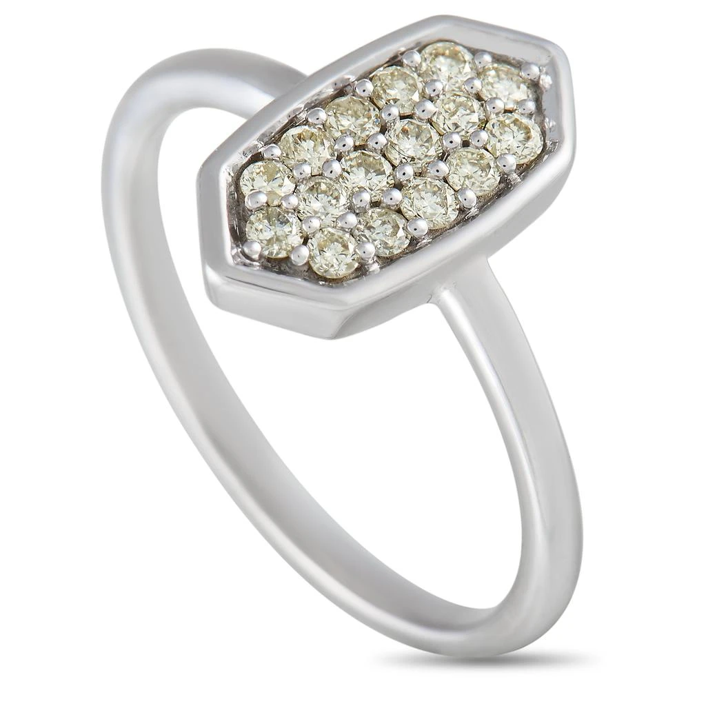 Non Branded 14K White Gold 0.31 ct Diamond Ring 1