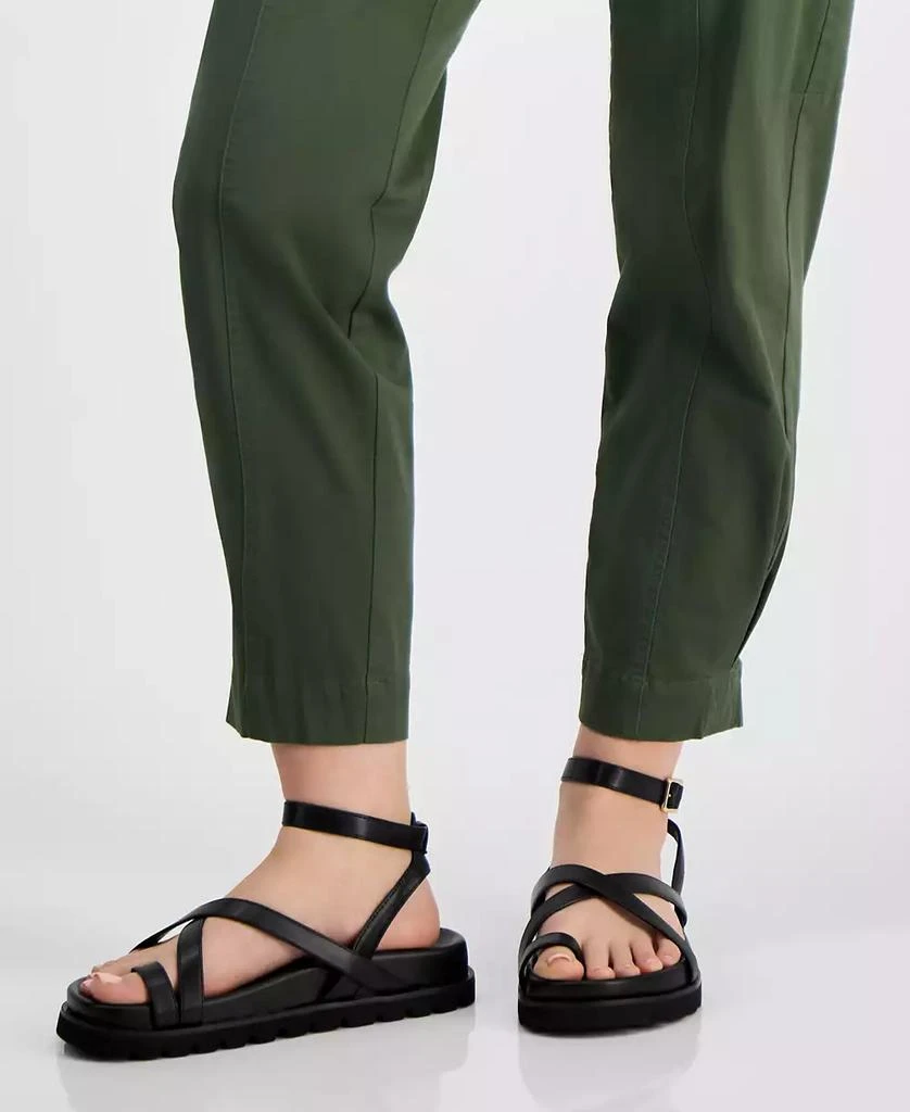 SMASH Shoes Women
s Ava Sport Flat Sandals - Extended Sizes Available 6