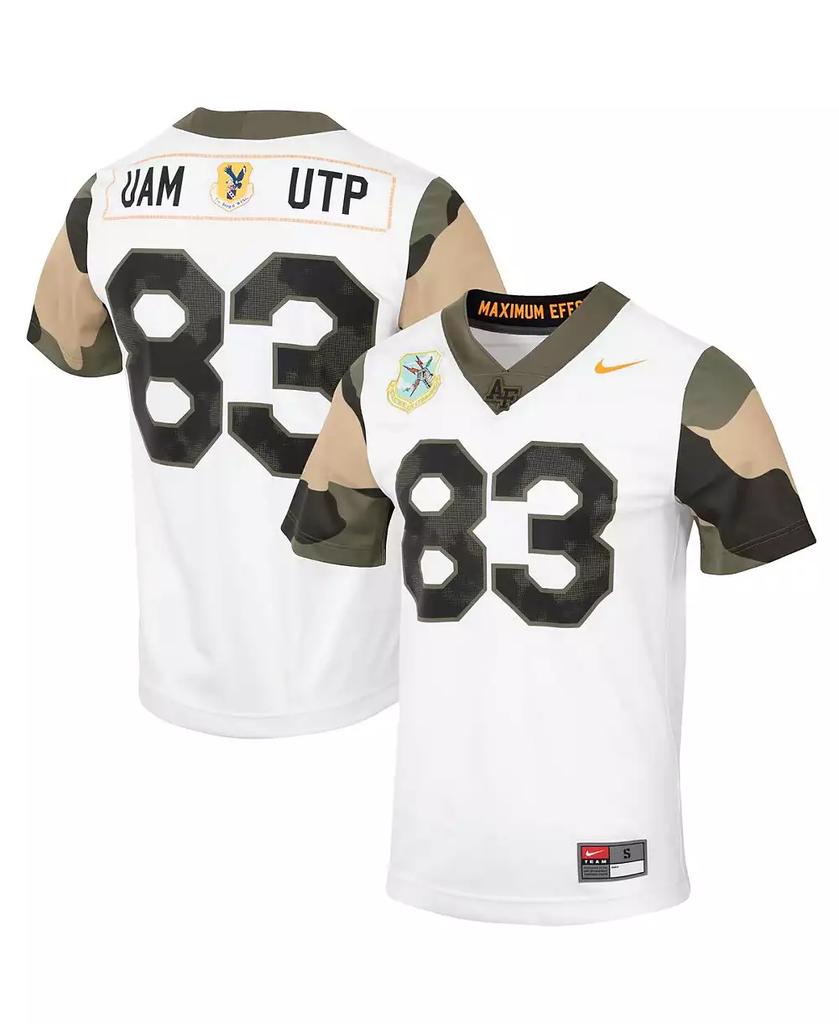 NIKE Men's Number 83 White Air Force Falcons Special Game Replica Jersey