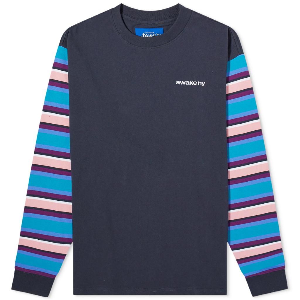 Awake NY Awake NY Long Sleeve 94 Stripe T-Shirt
