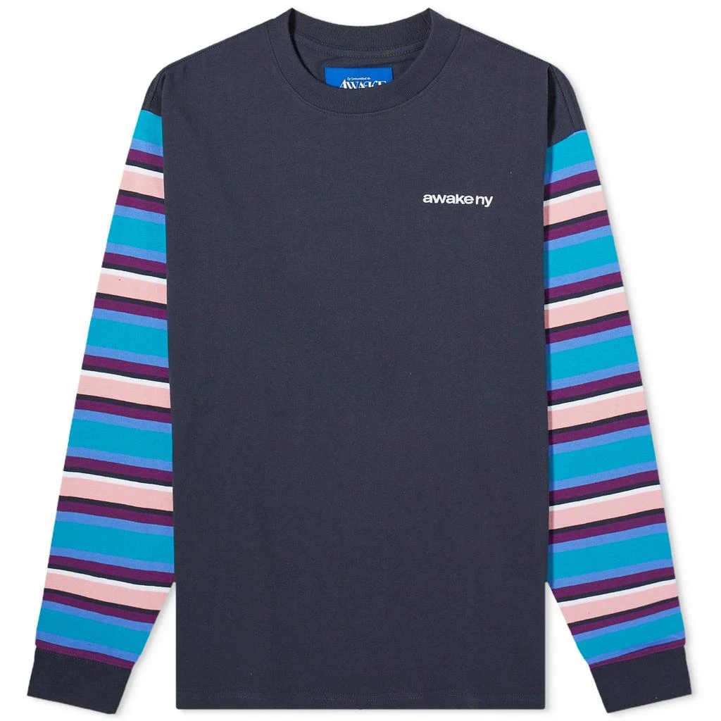 Awake NY Awake NY Long Sleeve 94 Stripe T-Shirt 1