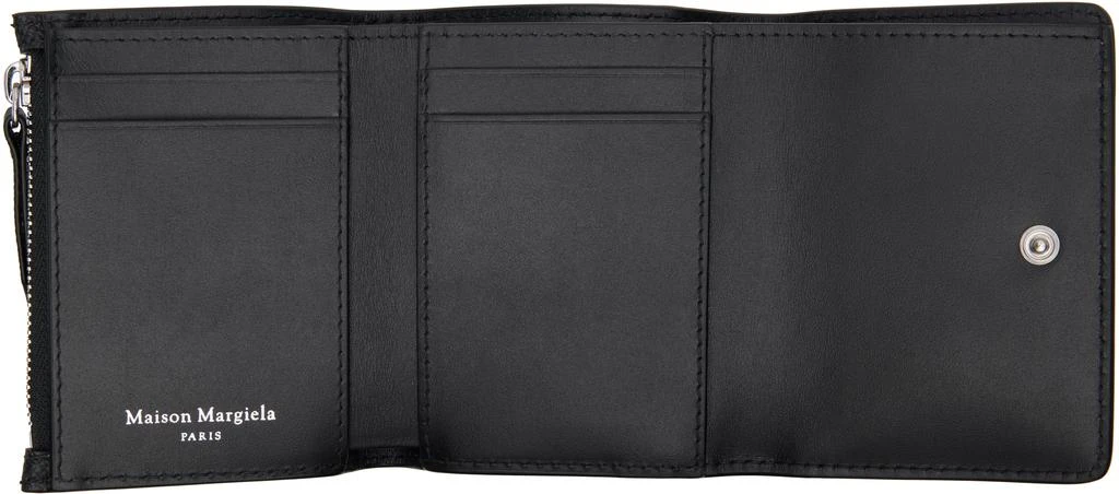 MAISON MARGIELA Black Four Stitches Wallet 3