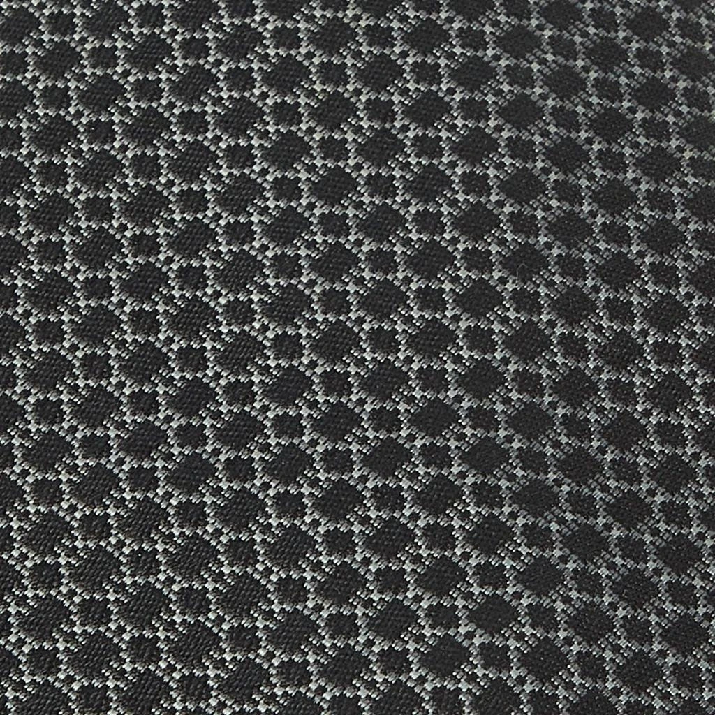 Hermes Hermes Grey Patterned Silk Tie 2