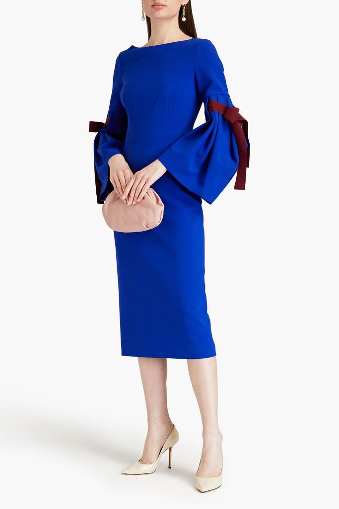 ROKSANDA Venturi bow-embellished crepe midi dress