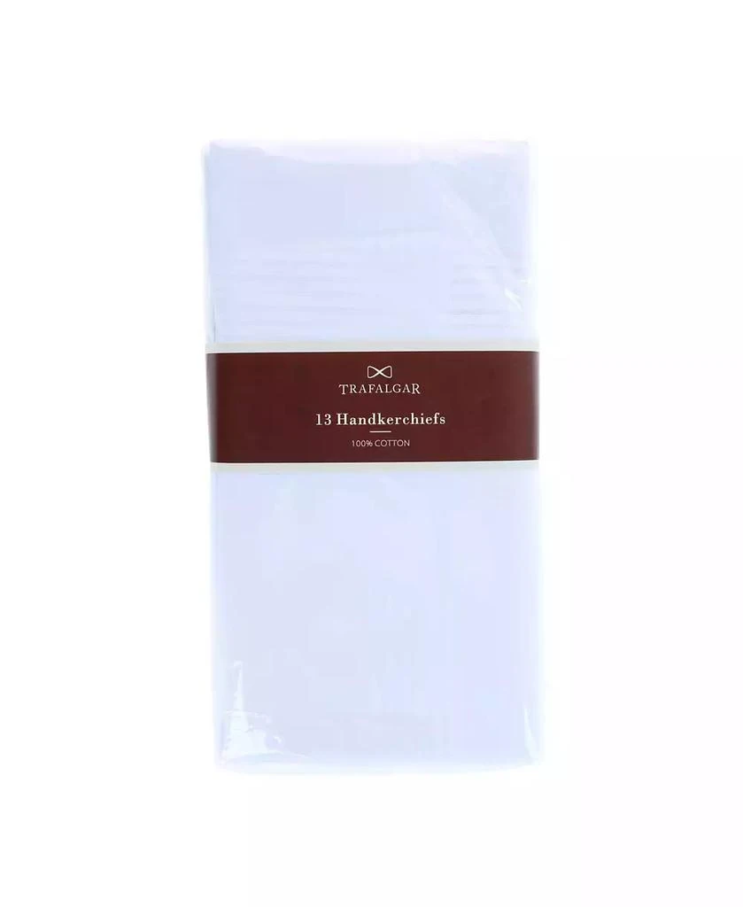 TRAFALGAR Men
s Baker
s Dozen Cotton Handkerchiefs (13 Pack)