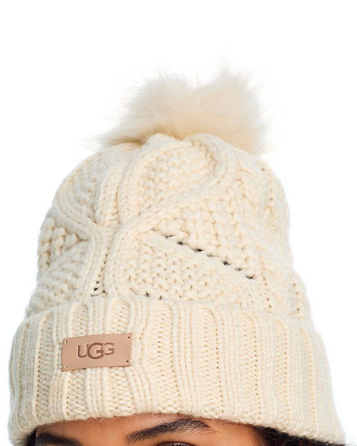 UGG Cable Knit Pom Beanie - Hats - Free Shipping - BeyondStyle