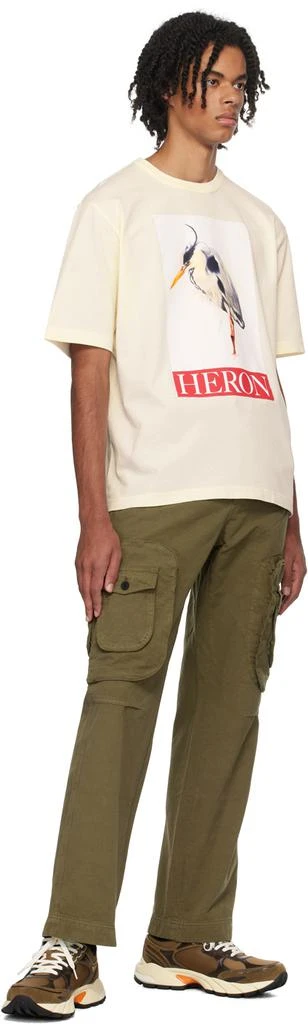 Heron Preston Off-White Heron Bird Painted T-Shirt 4