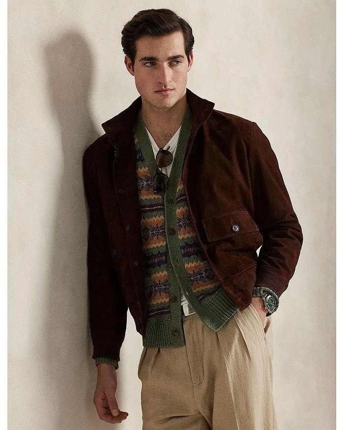 Ralph Lauren Fair Isle Cotton Blend Cardigan 3