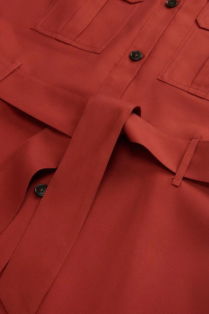 Woolrich Long Tencel Dress - Women - Red 7