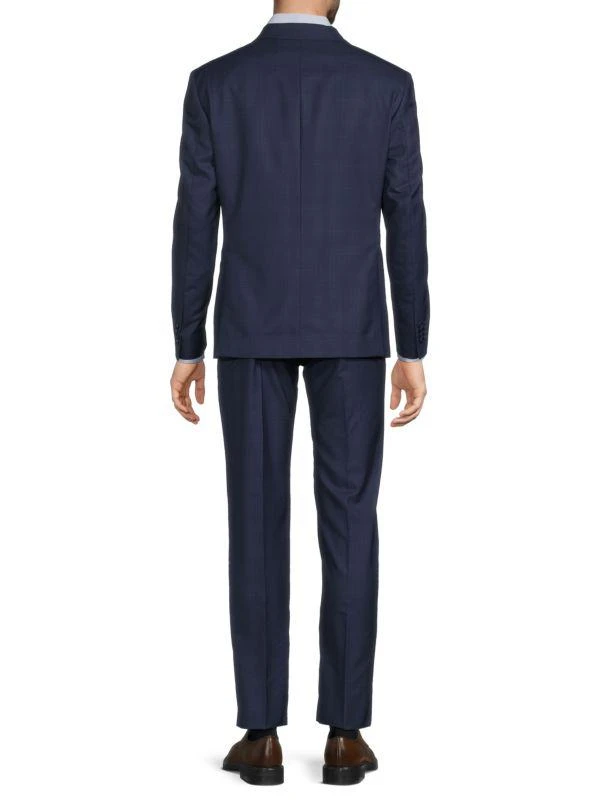 Saks Fifth Avenue Plaid Wool & Silk Modern-Fit Suit 2